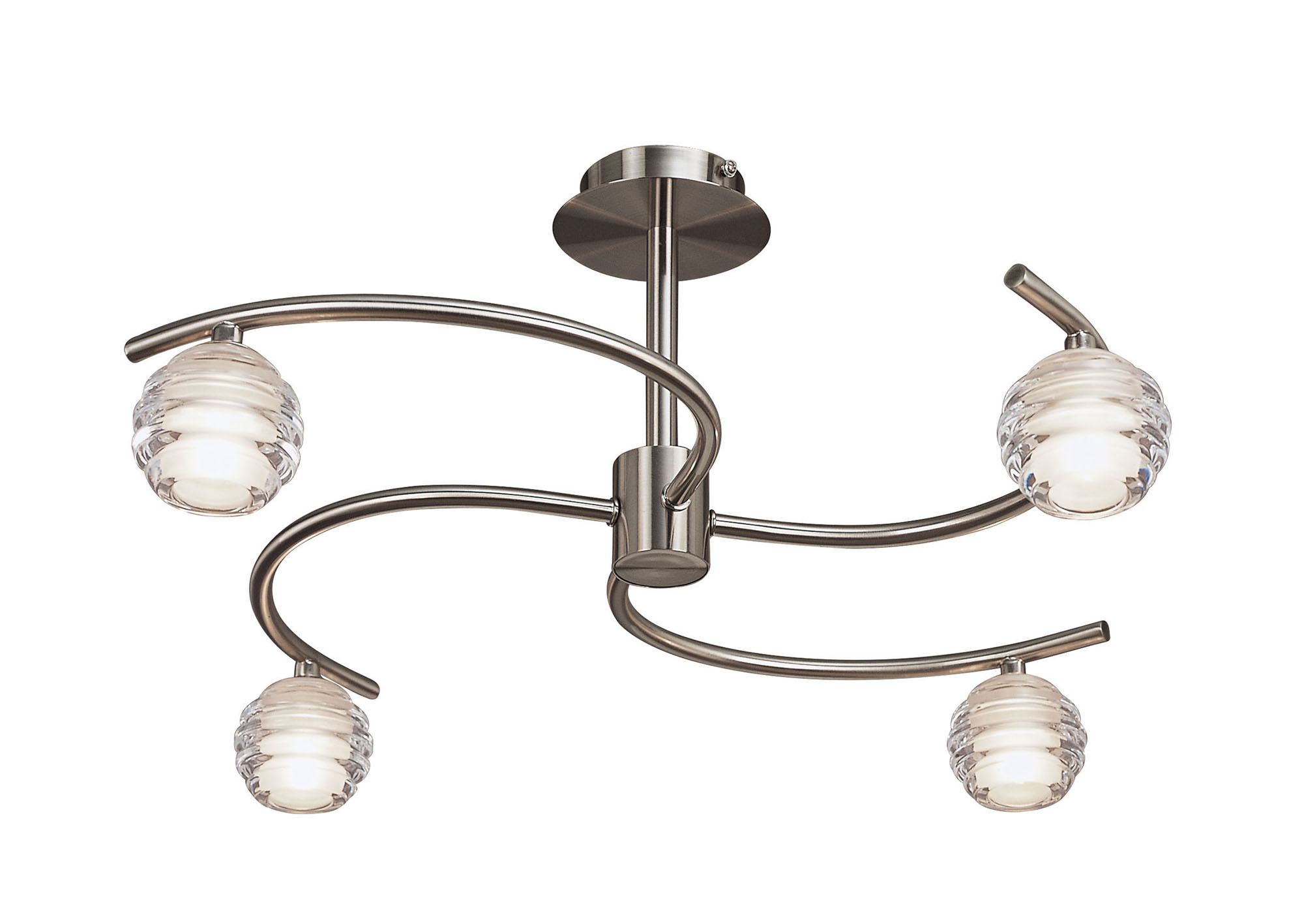 M8004/1  Sphere Semi Flush 4 Light